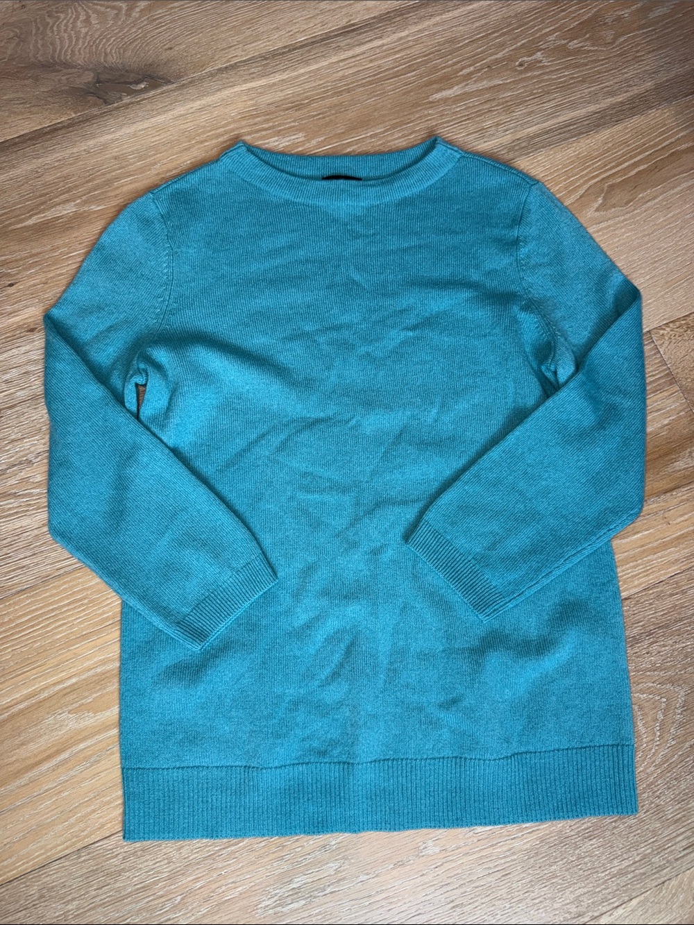 Talbots Teal Crewneck Sweater